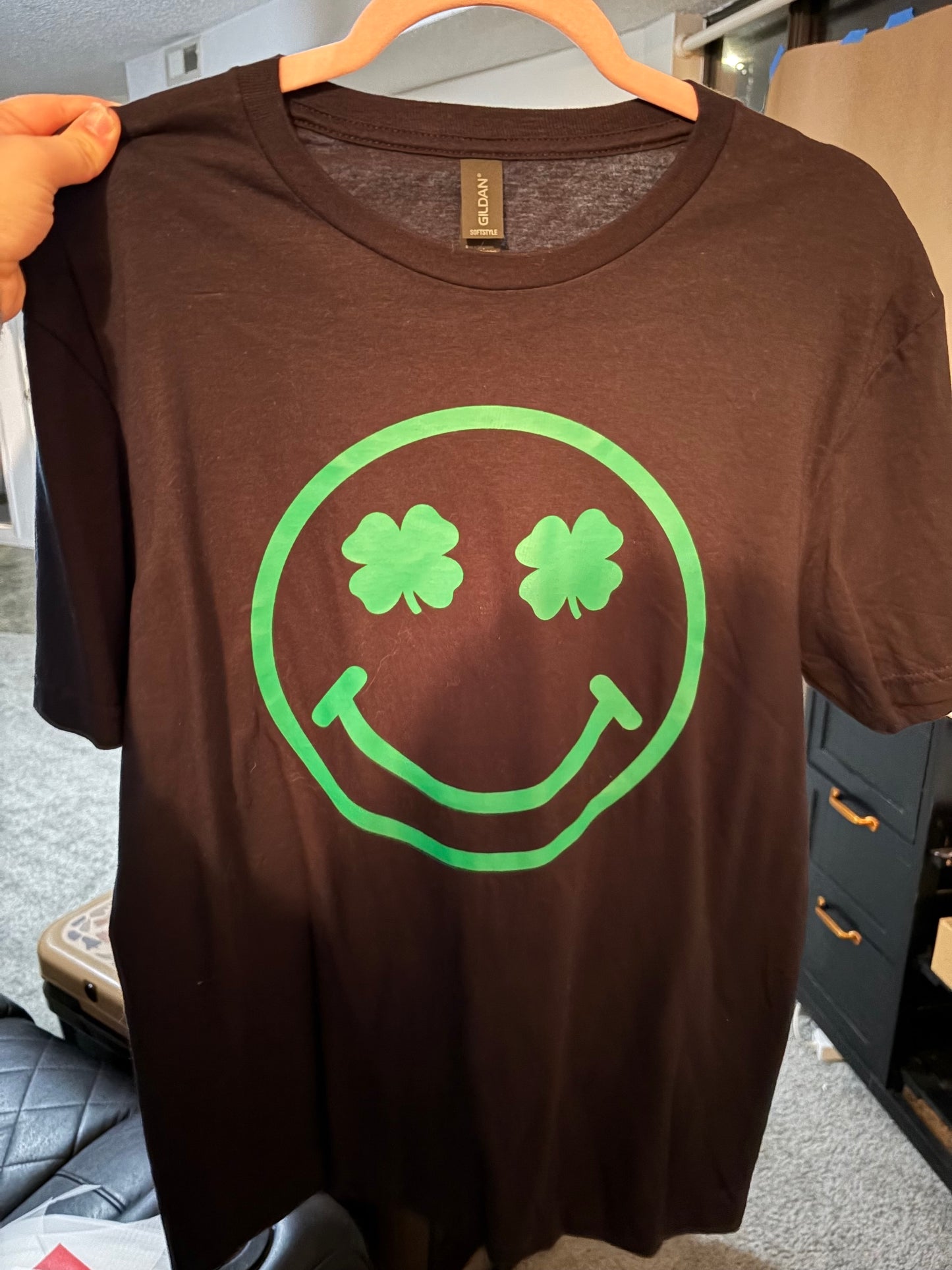 St. Patrick’s Day Smiley T-Shirt Medium
