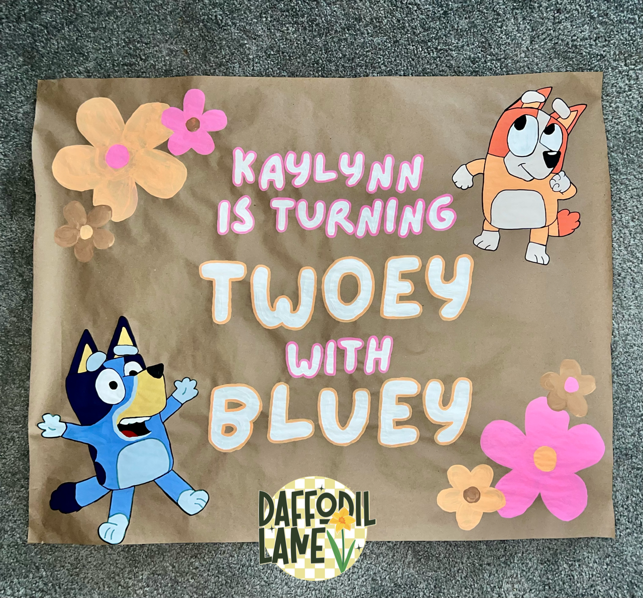 Custom Hand Painted Banner