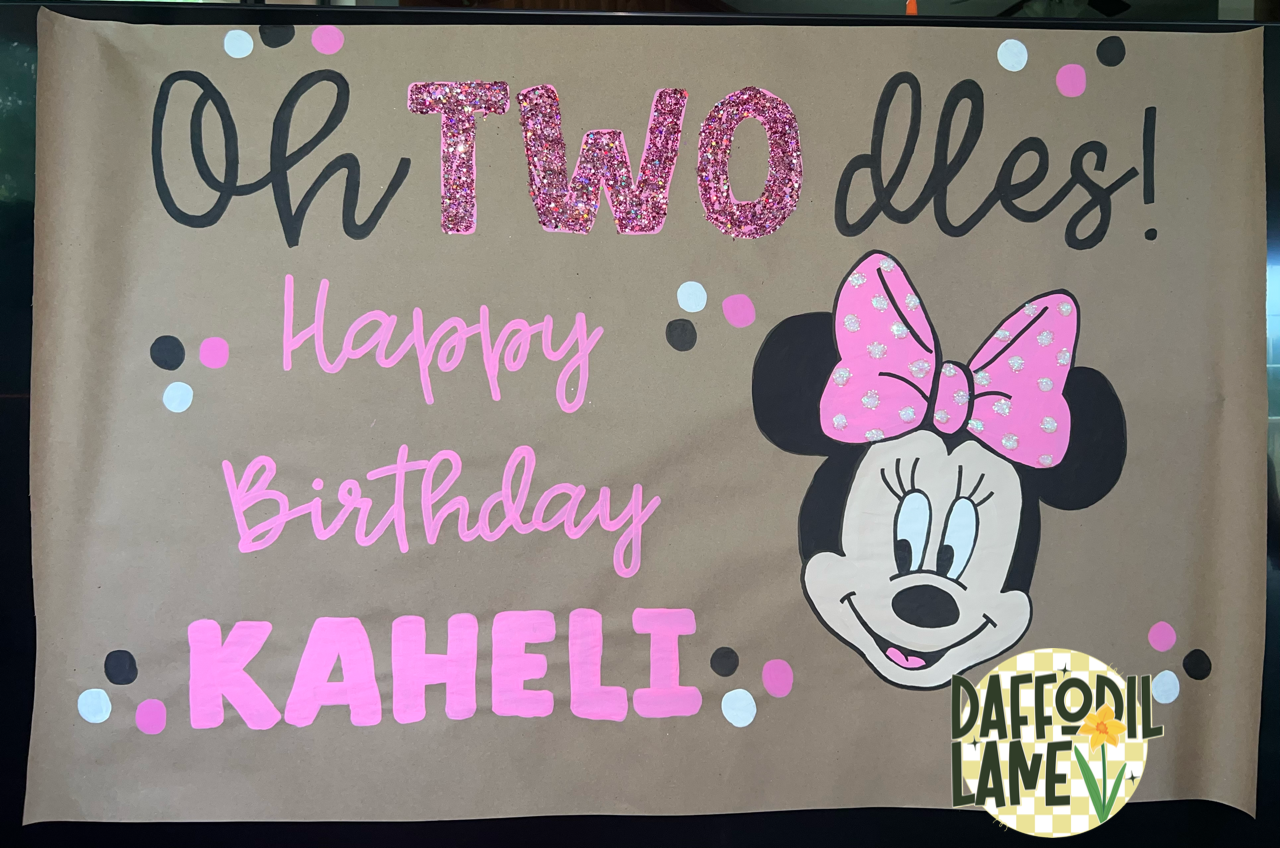 Custom Hand Painted Banner