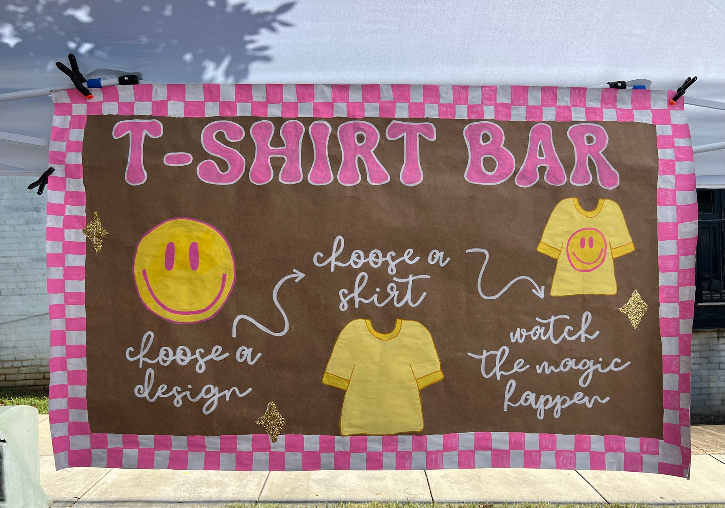 Custom Hand Painted Banner