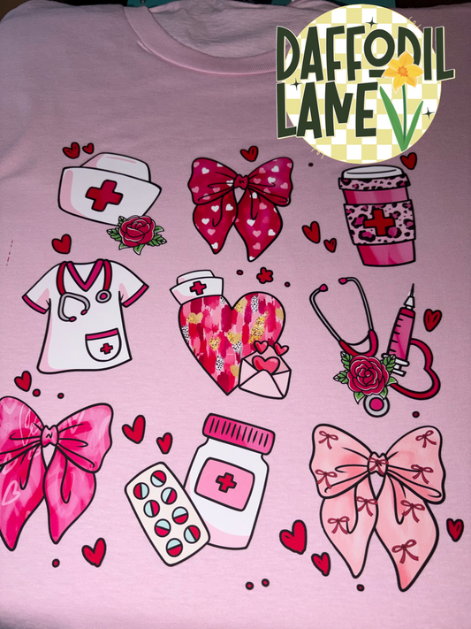 Healthcare Valentine’s Day T-Shirt