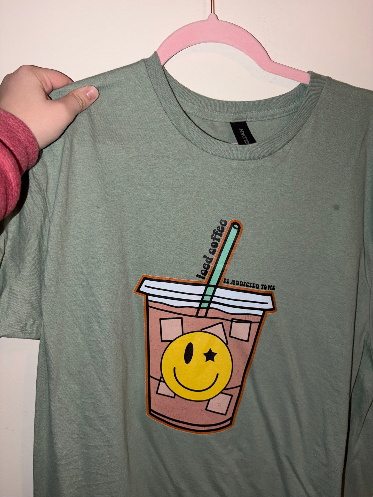 Maybe Iced Coffee is Addicted to Me Large