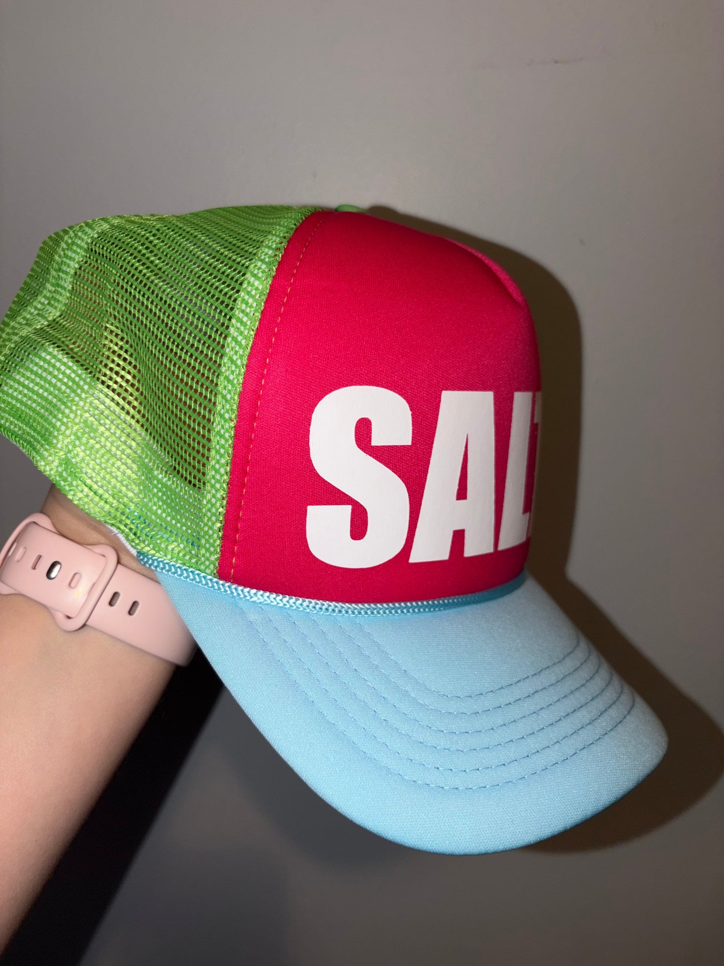 Salty Neon Tri-Color Trucker Hat