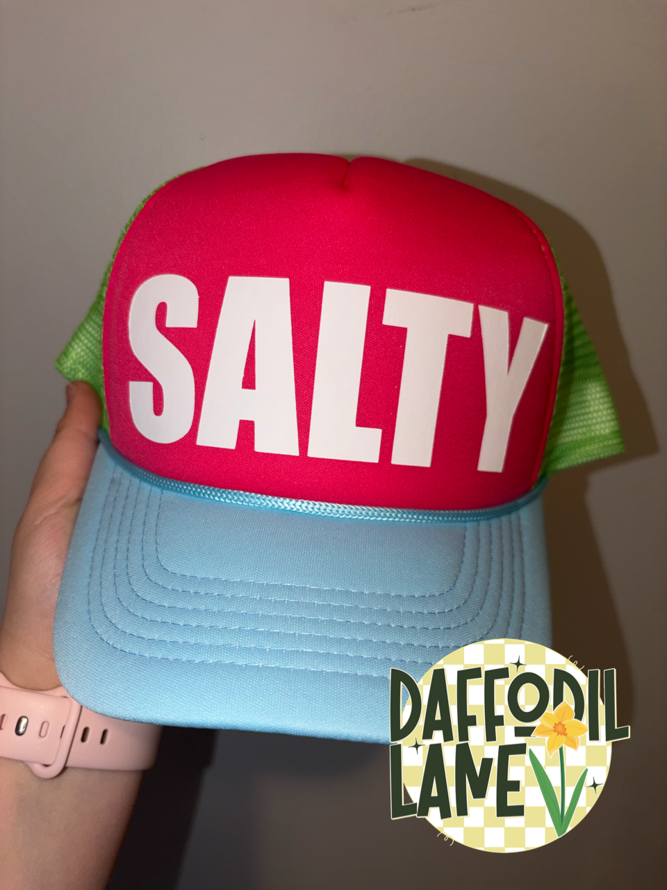 Salty Neon Tri-Color Trucker Hat