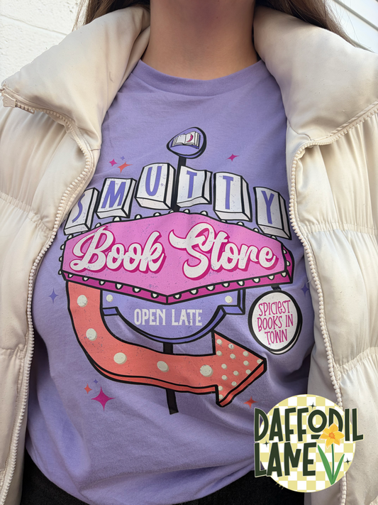 Smutty Bookstore Long Sleeve T-Shirt