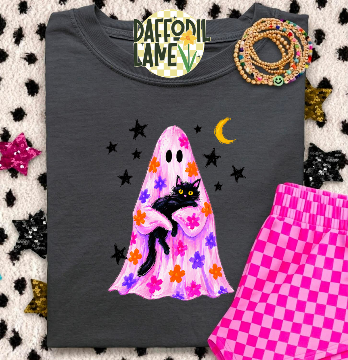 Halloween Flower Ghost Shirt
