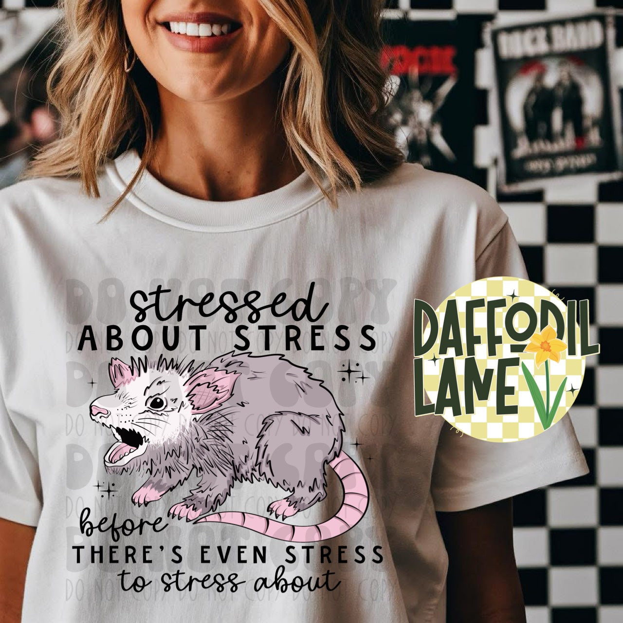 Stressed About Stress Before There’s Even Stress to Stress About Possum T-Shirt