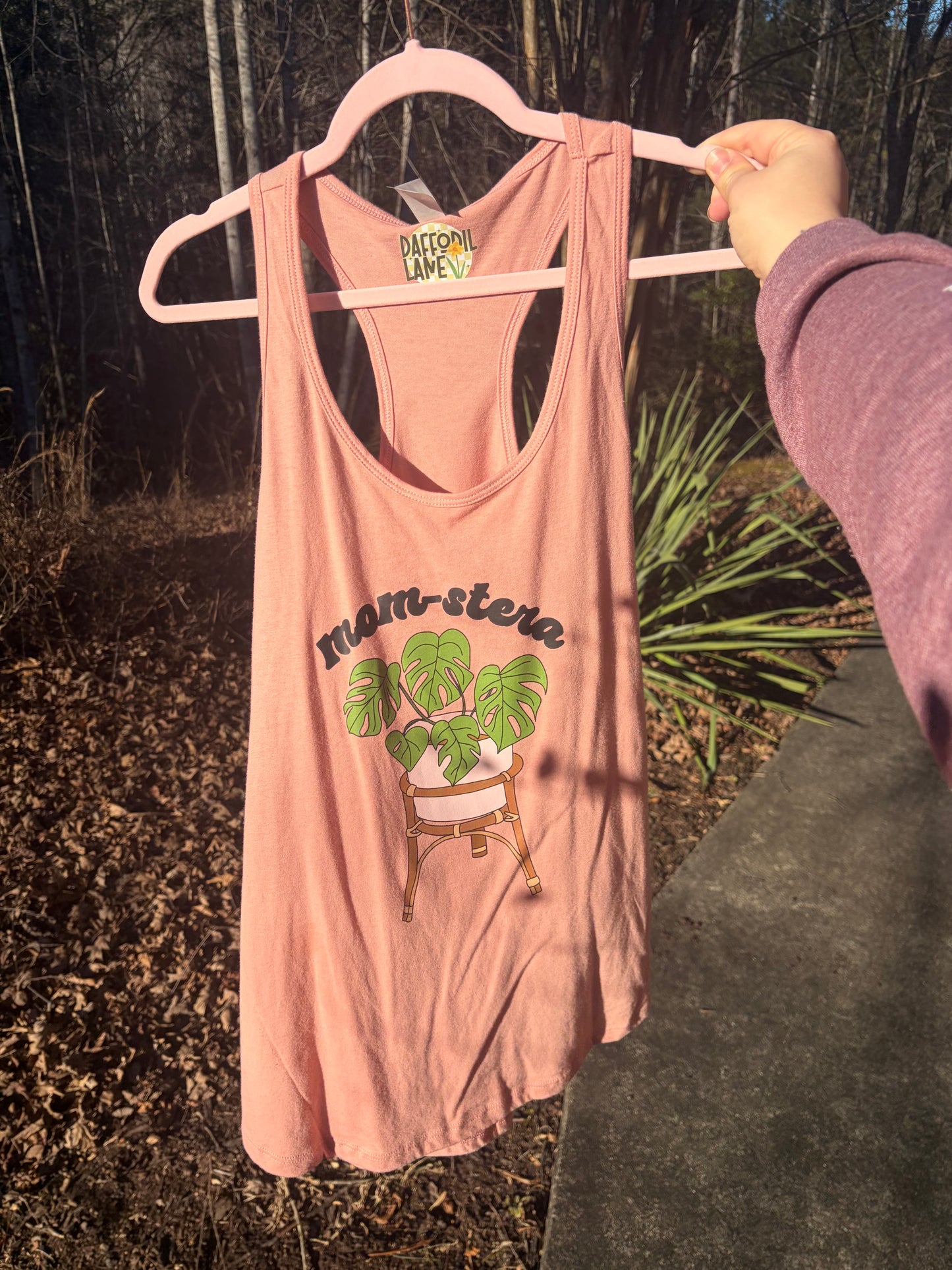Mom-Stera Plant Mom Flowy Tank