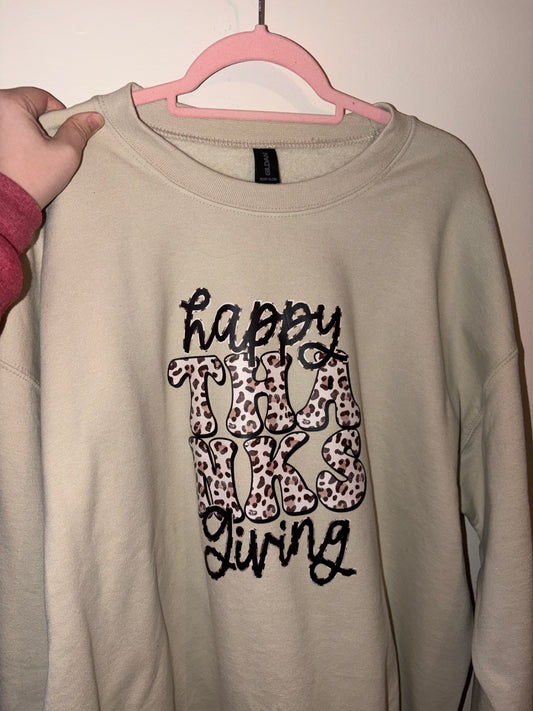 Happy Thanksgiving Sweatshirt XL
