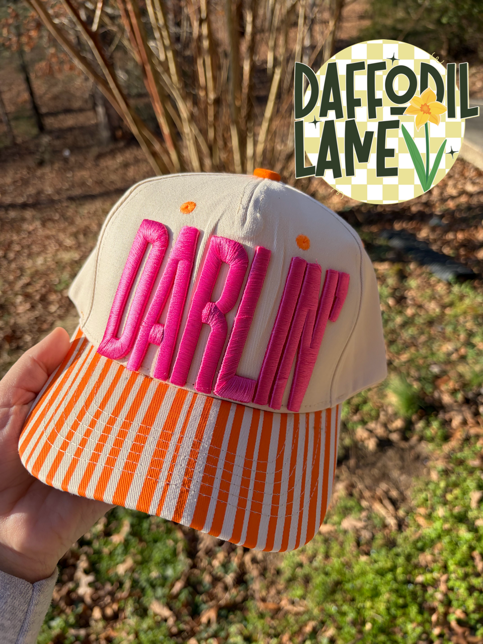 Darlin’ Puff Embroidery Hat