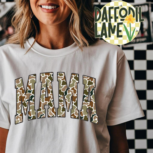 Mama Camo Ivory T-Shirt